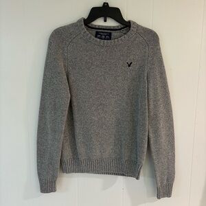 American Eagle Outfitters Gray Crewneck Sweater